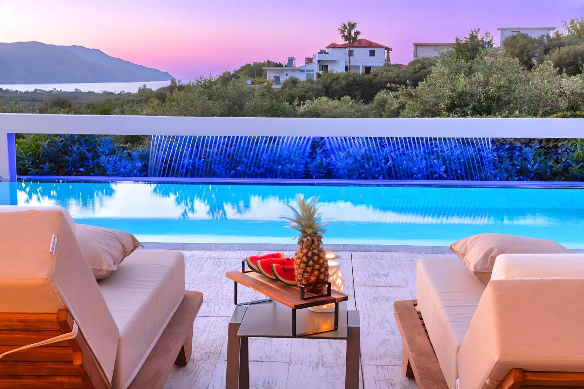 Minoas Villas Heated Pool Kournas Exterior photo