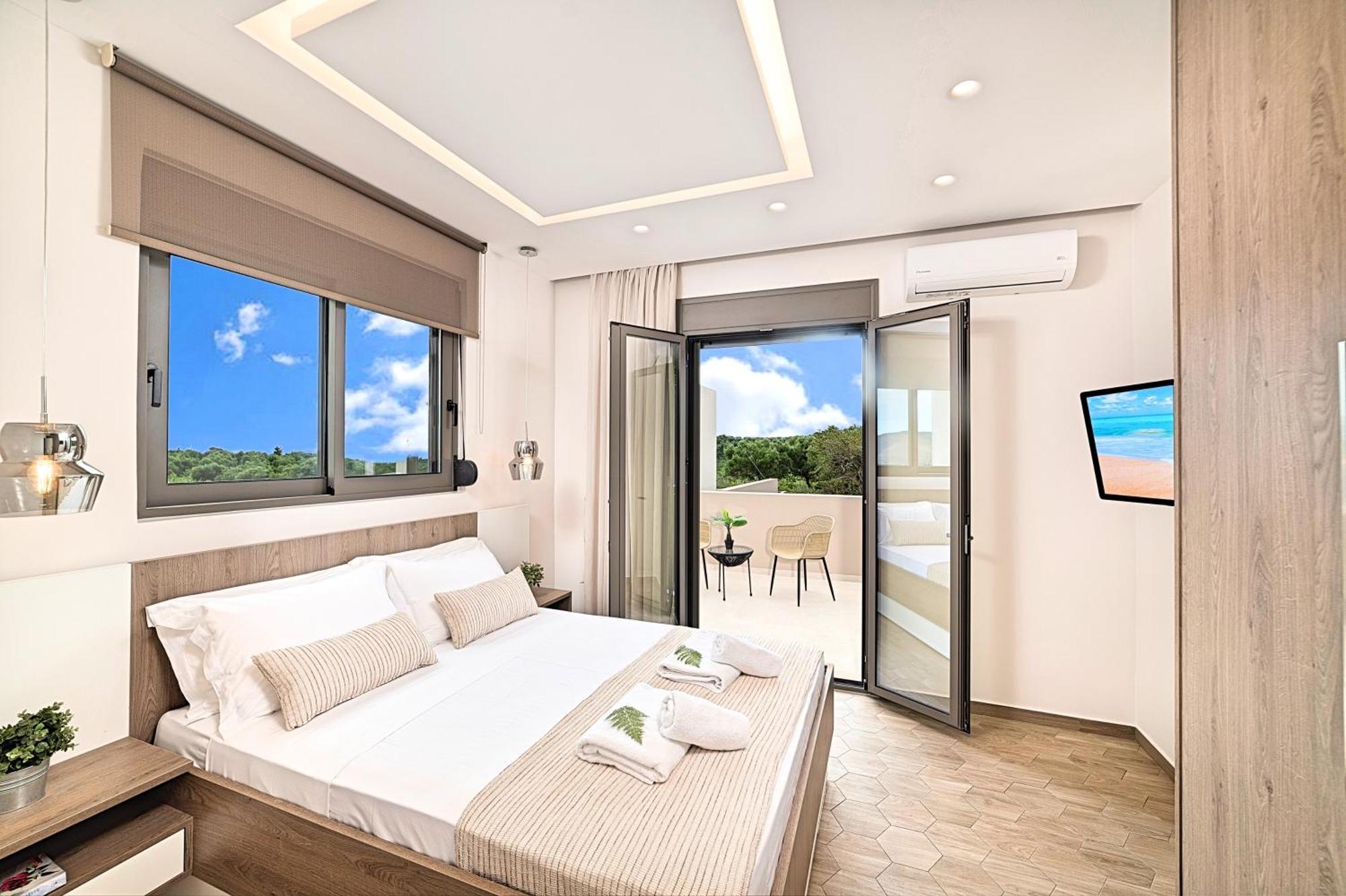 Minoas Villas Heated Pool Kournas Exterior photo